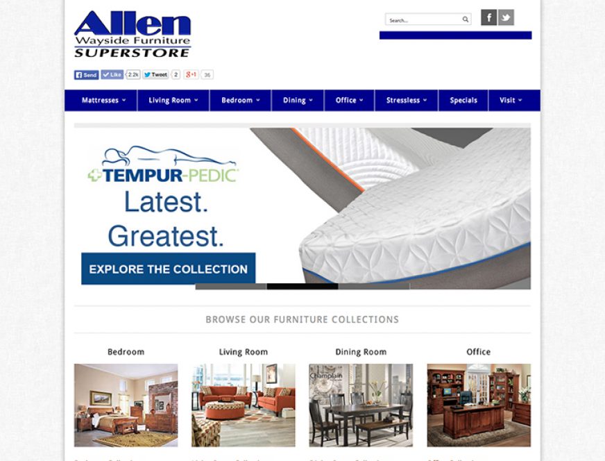 Allen Wayside Furniture Superstore Mainely Seo