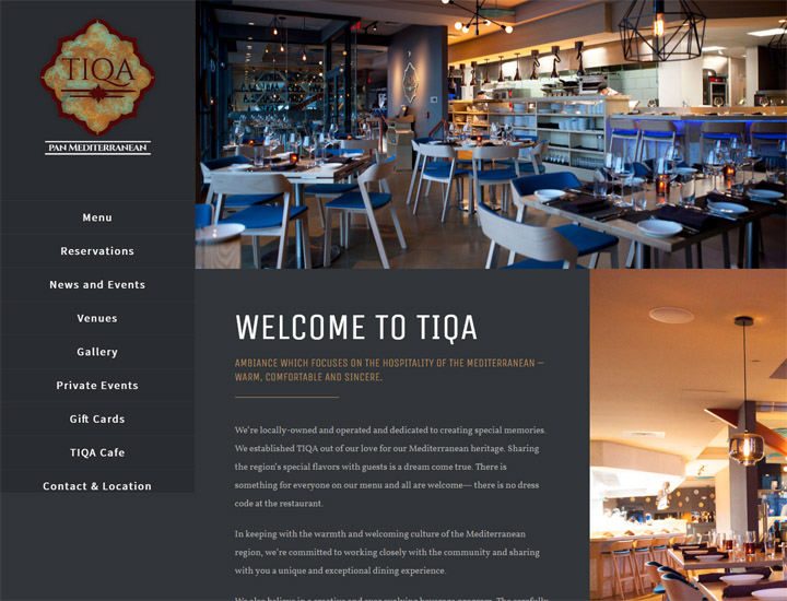 Tiqa Pan Mediterranean Restaurant in Portland  Maine